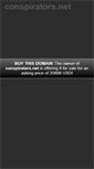 Mobile Screenshot of conspirators.net